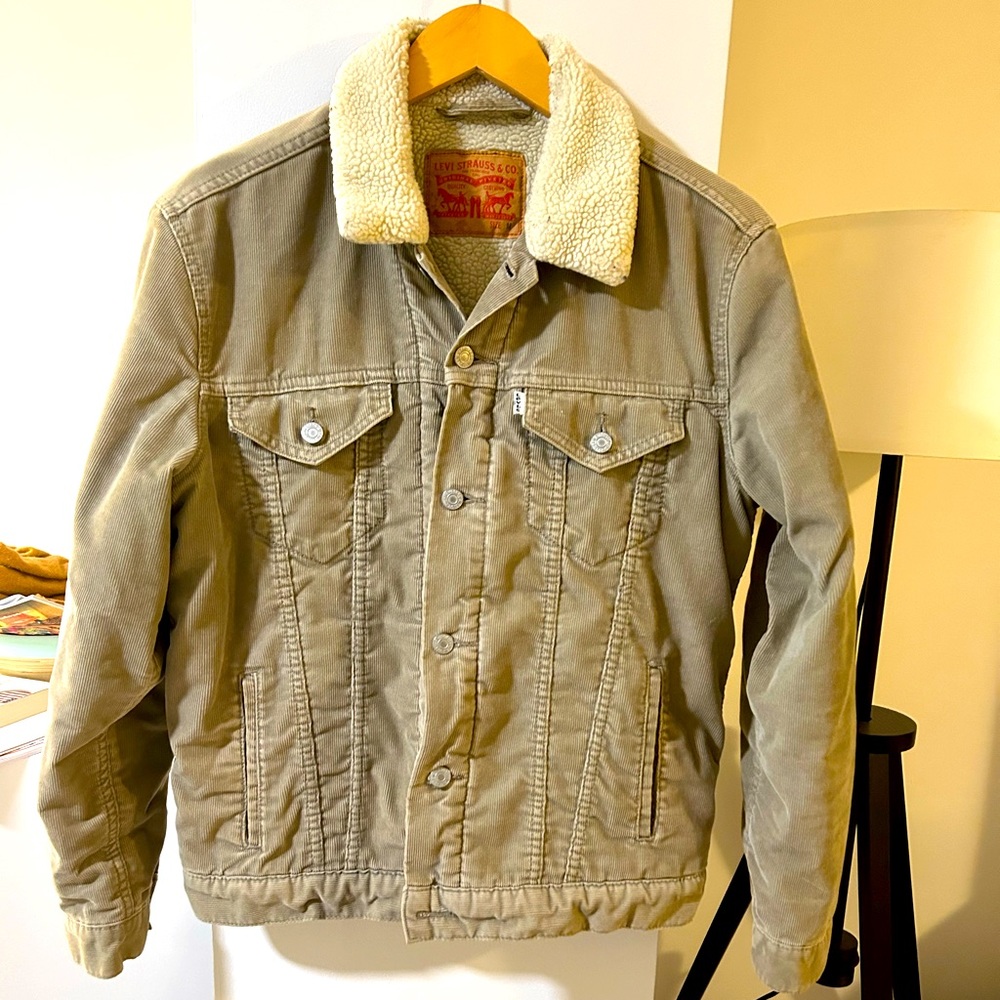 Levi’s corduroy Sherpa trucker jacket